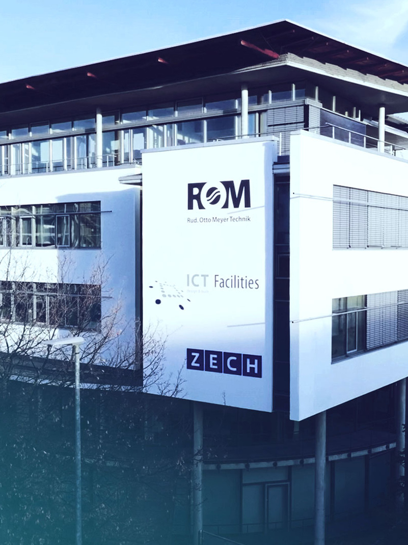 Hauptsitz von ROM Technik in Stuttgart. ROM e4 ist das Energieeffizienzprogramm des auf TGA spezialisierten Unternehmens.